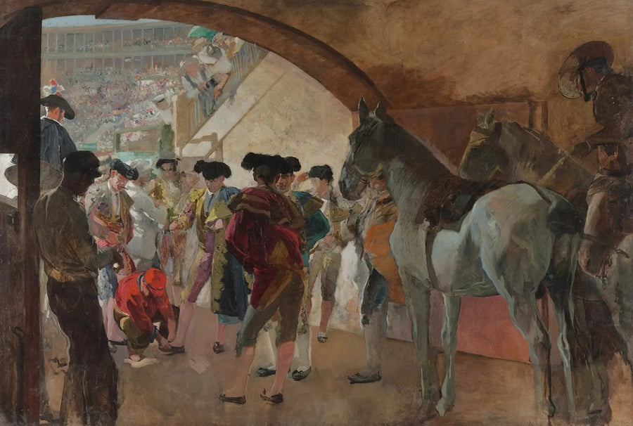 Før tyrefægtningen - Joaquín Sorolla