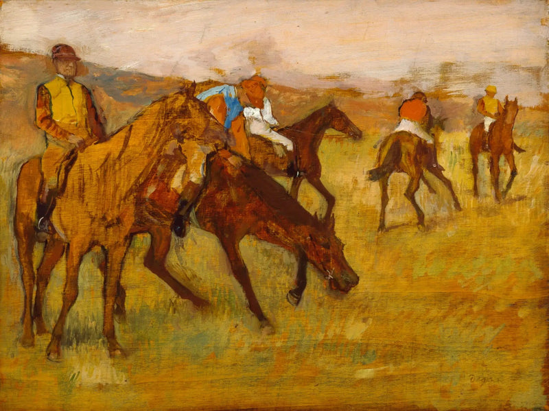 Før løbet - Edgar Degas