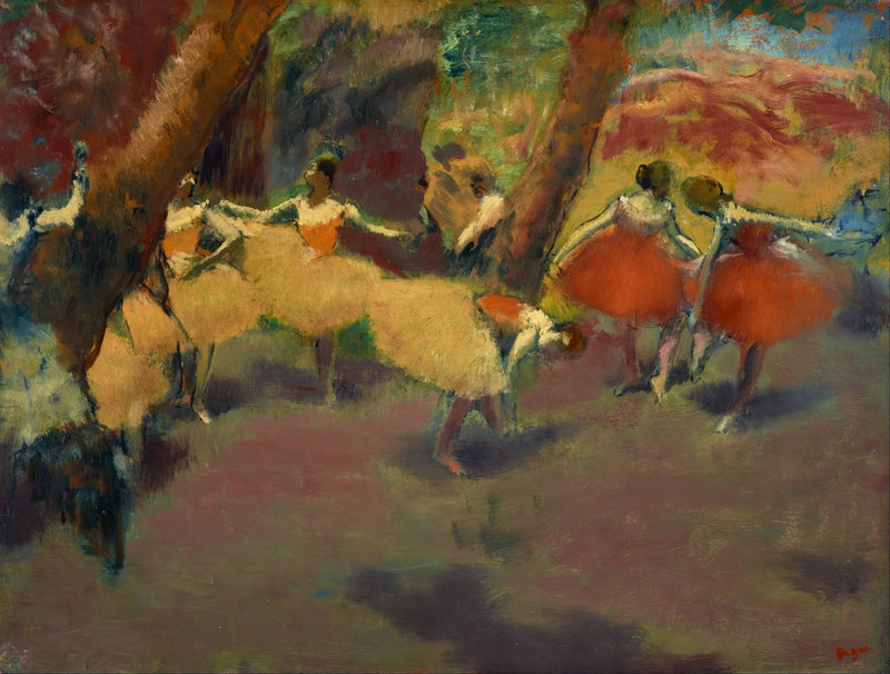 Før repræsentationen - Edgar Degas