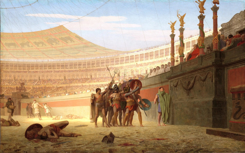 Ave Cæsar, morituri te salutant - Jean-Léon Gérôme