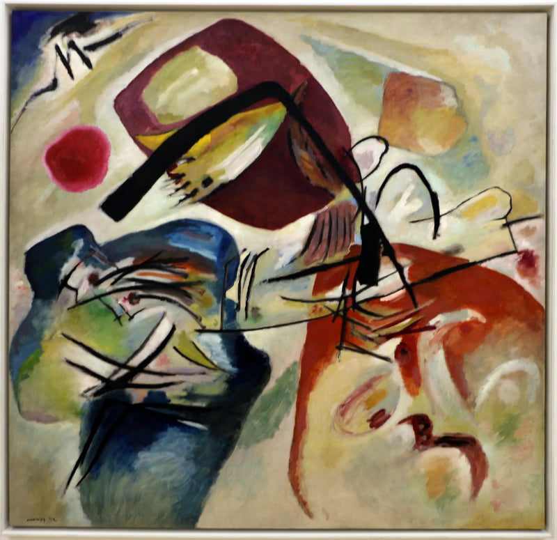 Med den sorte bue - Vassily Kandinsky
