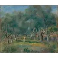 Olivernes Avenue - Pierre-Auguste Renoir