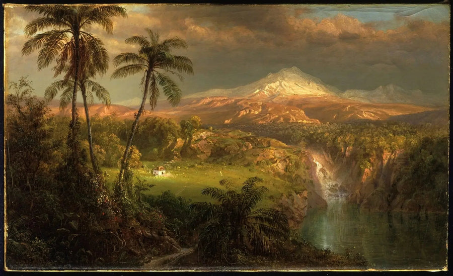 Midlertidige skyer under troperne - Frederic Edwin Church