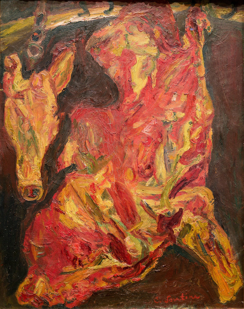Okse og Kalvehoved - Chaim Soutine