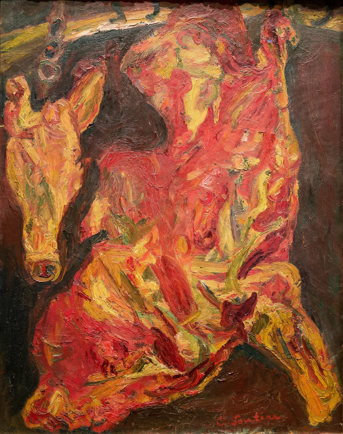 Okse og Kalvehoved - Chaim Soutine