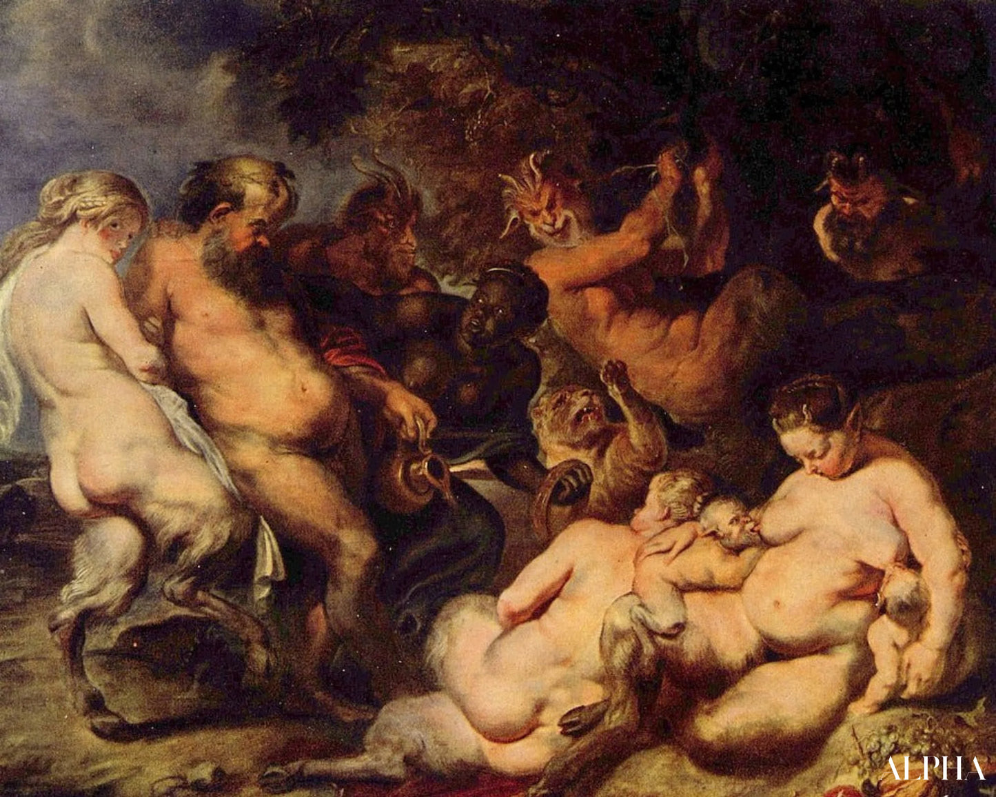 Bacchanalia - Peter Paul Rubens - Reproduktioner af malerier og højkvalitets malerier