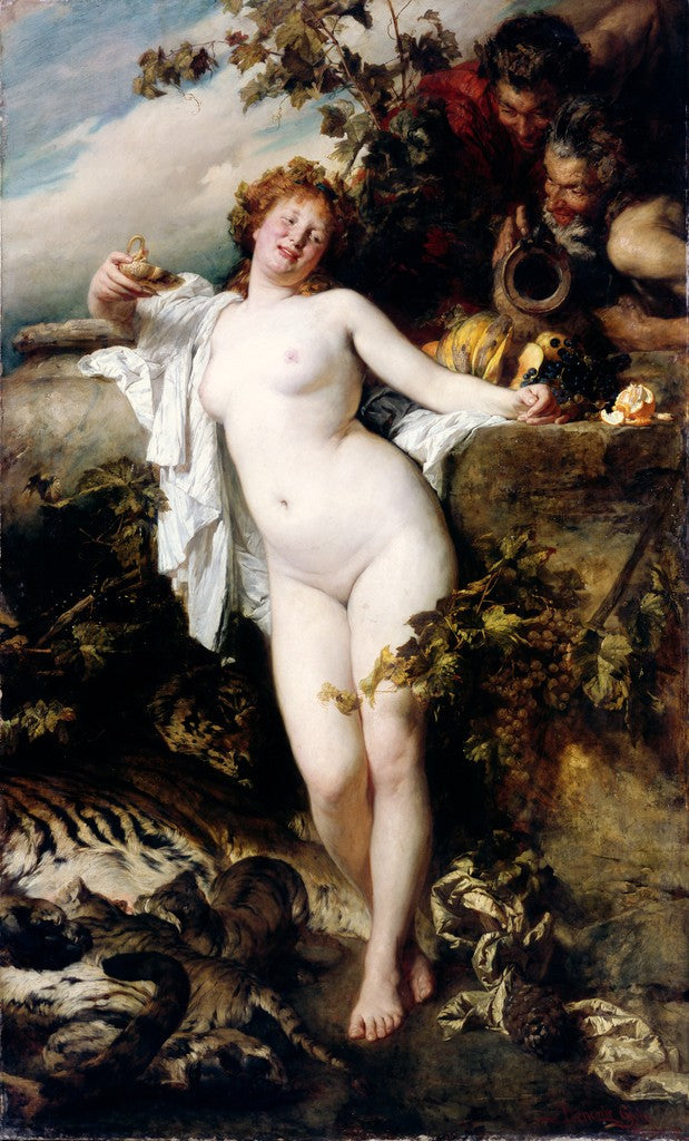 Bacchant - Gyula Benczúr