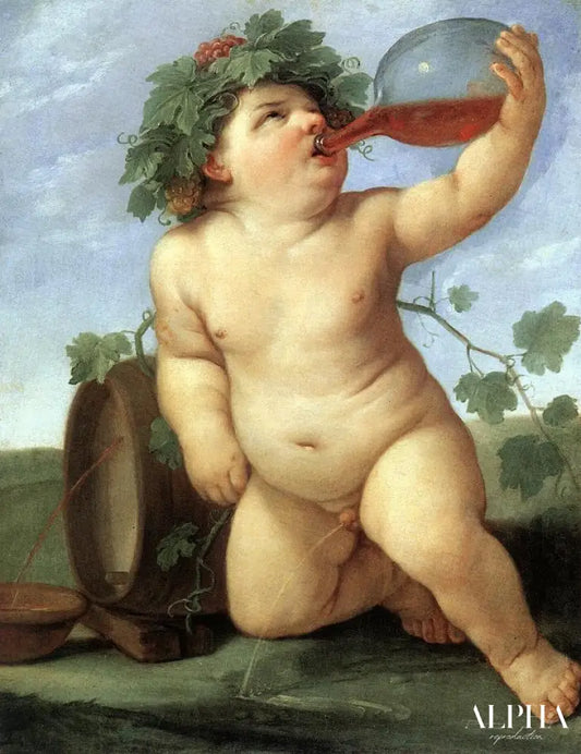 Bacchus buvant - Guido Reni Reproductions de tableaux à la peinture à l’huile