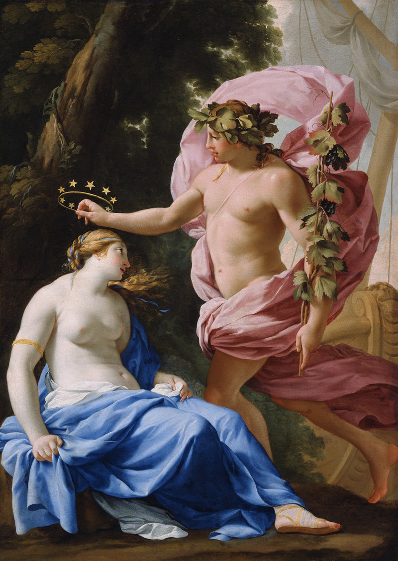 Bacchus og Ariadne - Eustache Le Sueur