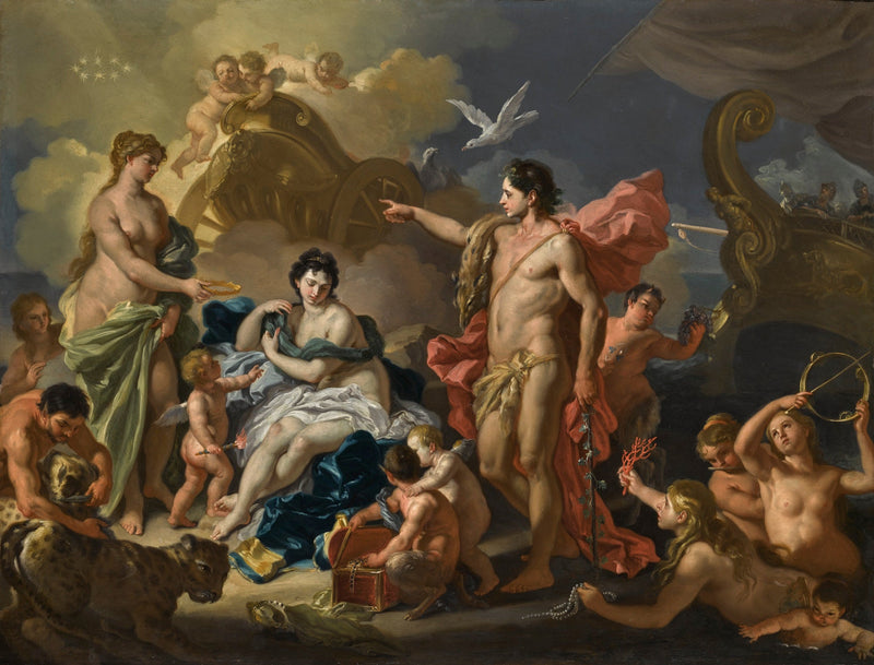 Bacchus og Ariadne - Francesco Solimena