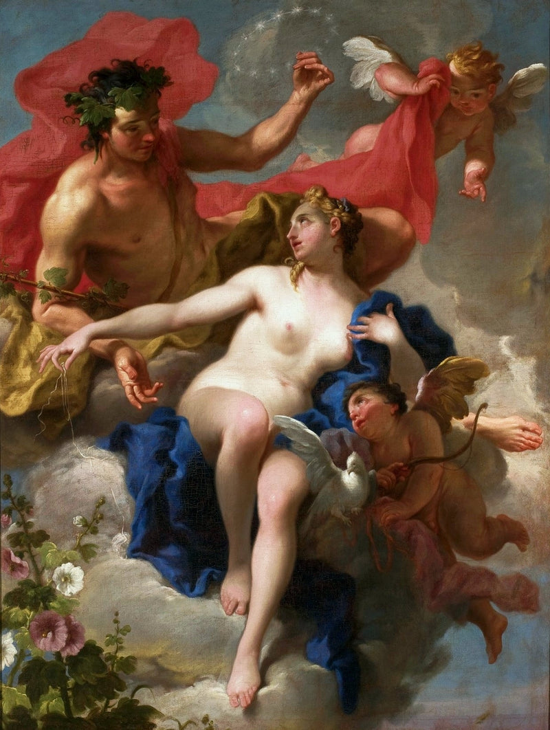 Bacchus og Ariadne - Giovanni Battista Pittoni