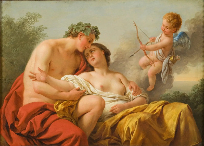 Bacchus og Ariane - Louis Jean François Lagrenée