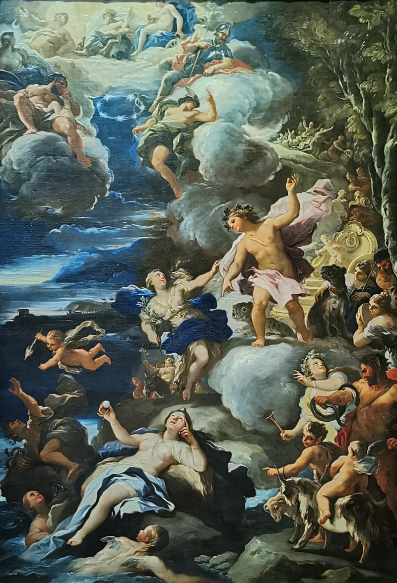 Bacchus og Ariadne - Luca Giordano