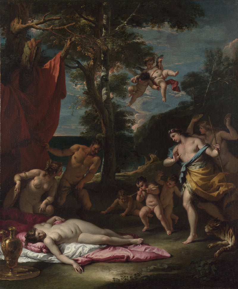 Bacchus og Ariadne - Sebastiano Ricci