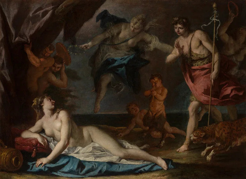 Bacchus og Ariadne - Sebastiano Ricci