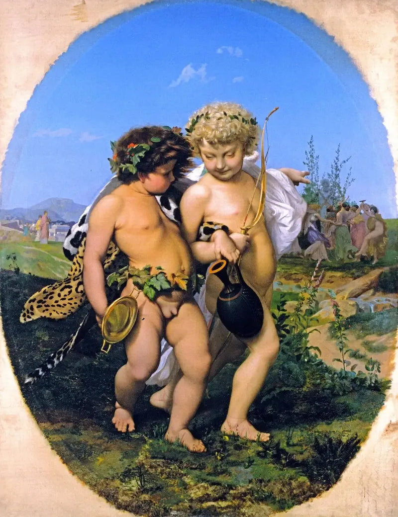 Bacchus og den berusede kærlighed - Jean-Léon Gérôme