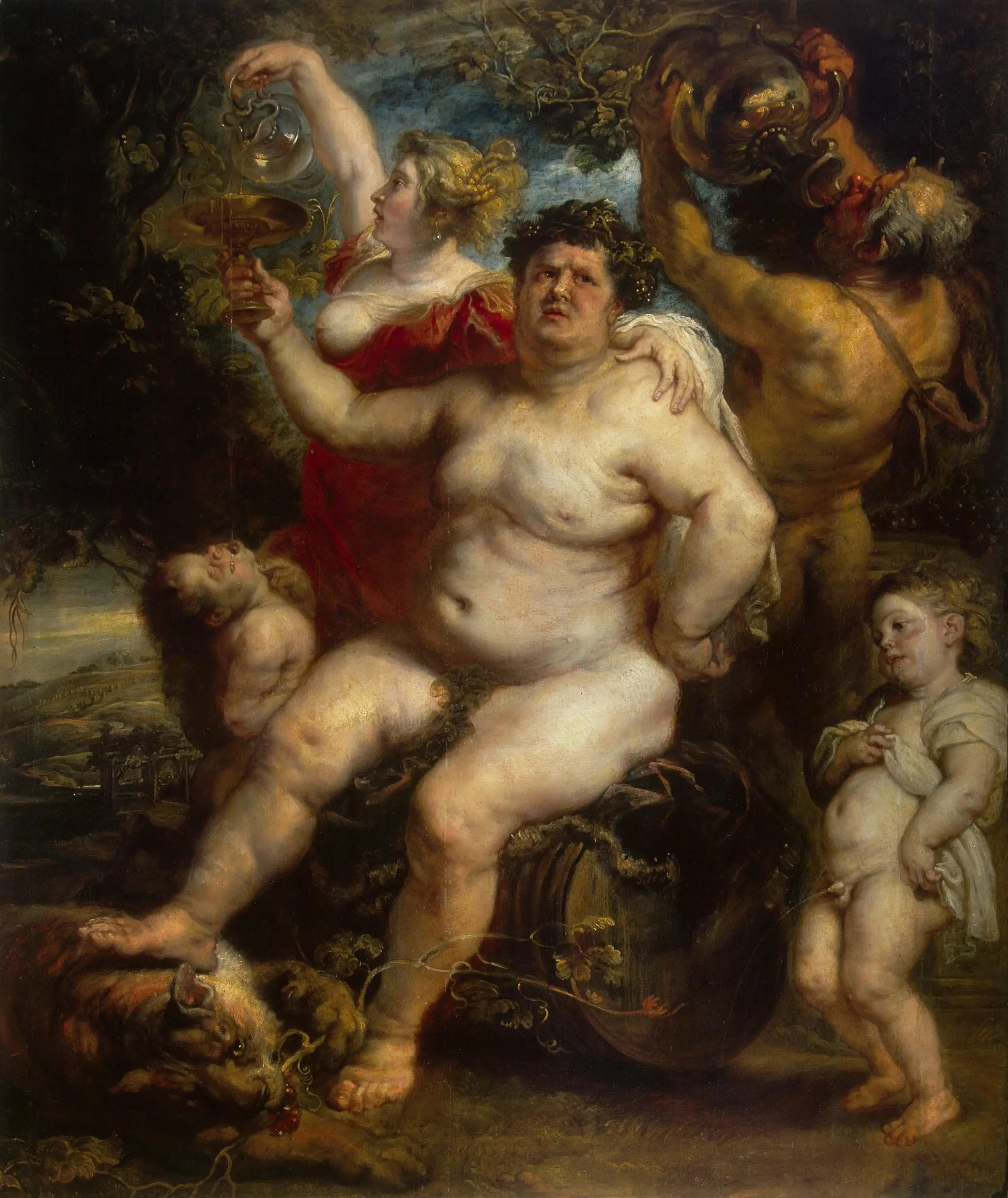 Bacchus - Peter Paul Rubens image 1 copie peinte à la main à l’huile