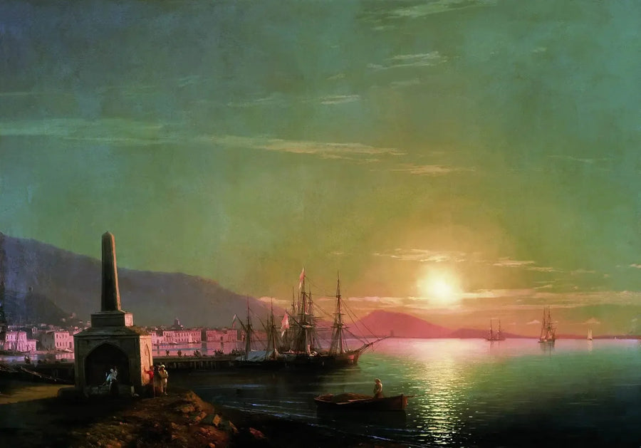 Théodosie-bugten, solopgang - Ivan Aïvazovski