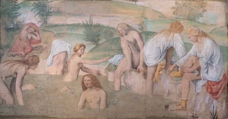 Pigeers badning - Bernardino Luini