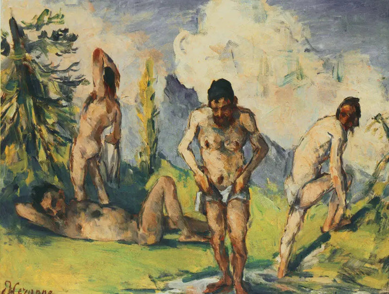 Badende i hvile - Paul Cézanne
