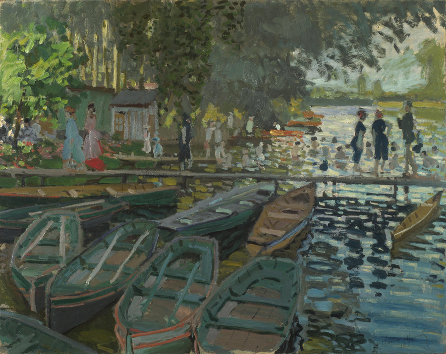 Badegæster i La Grenouillère W135 - Claude Monet