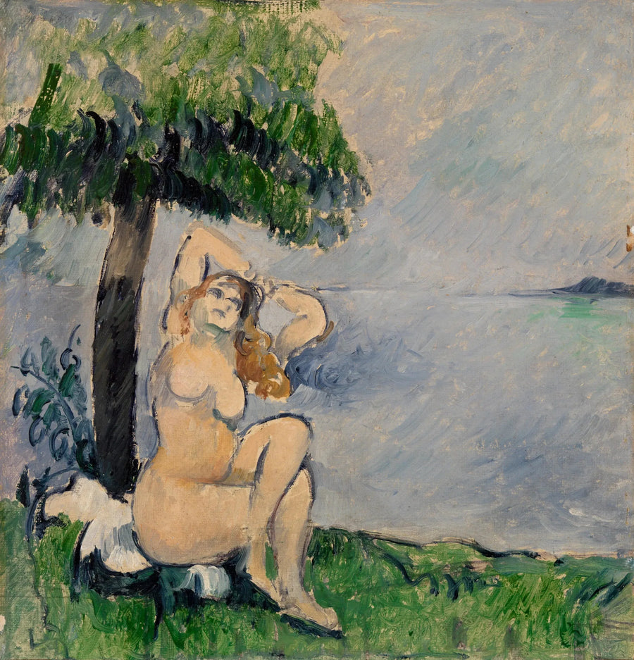 Bader ved havet - Paul Cézanne