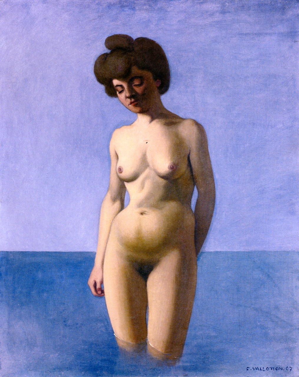 Badescene af ansigt - Félix Vallotton