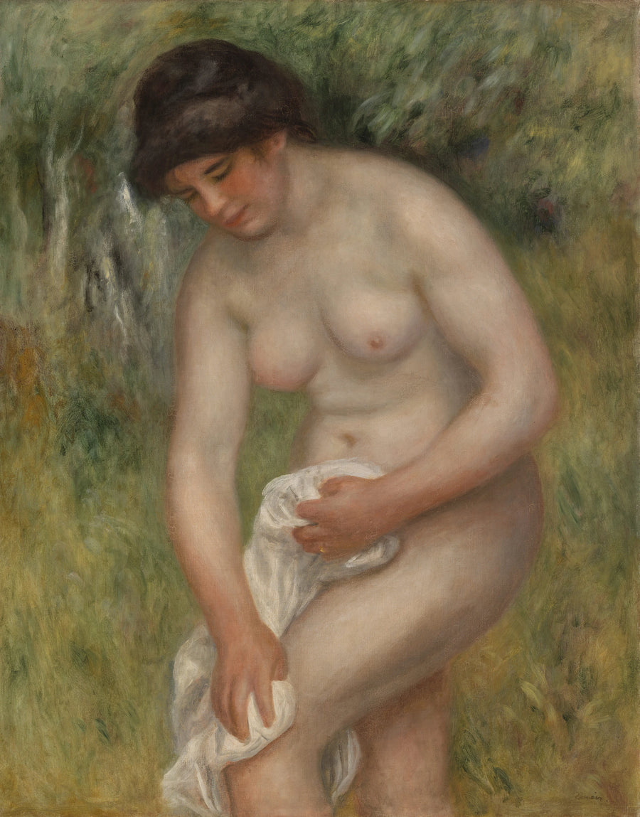 Badende kvinde der tørrer sig (Badende kvinde der tørrer sig) - Pierre-Auguste Renoir