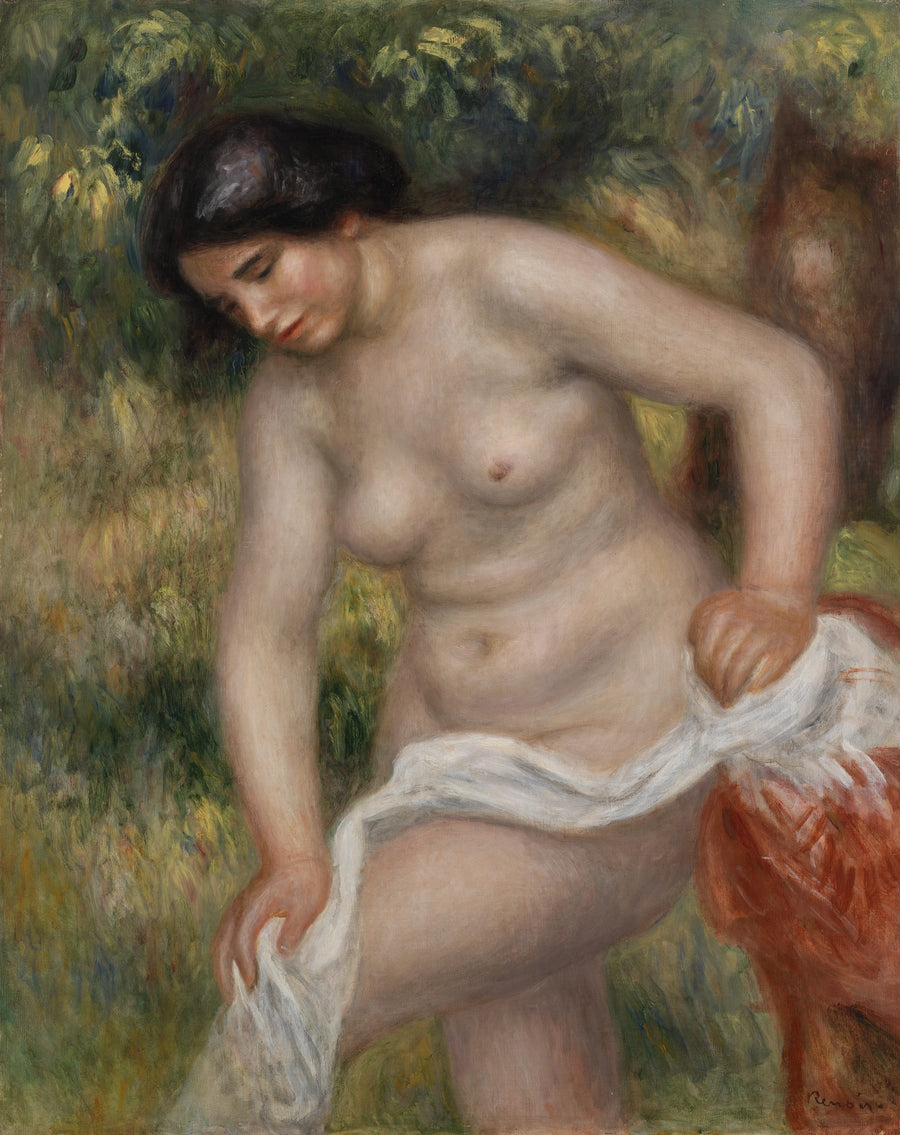 Badende kvinde der tørrer sig (Badende kvinde der tørrer sig) - Pierre-Auguste Renoir