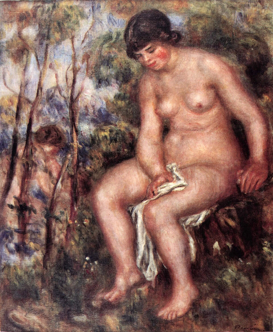 En badende - Pierre-Auguste Renoir