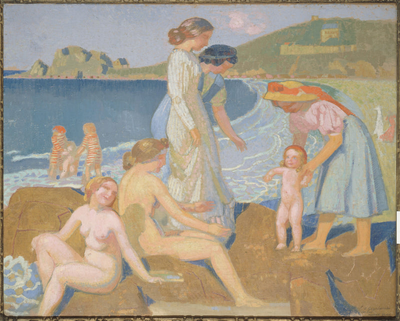 Badescener ved Perros-Guirec - Maurice Denis