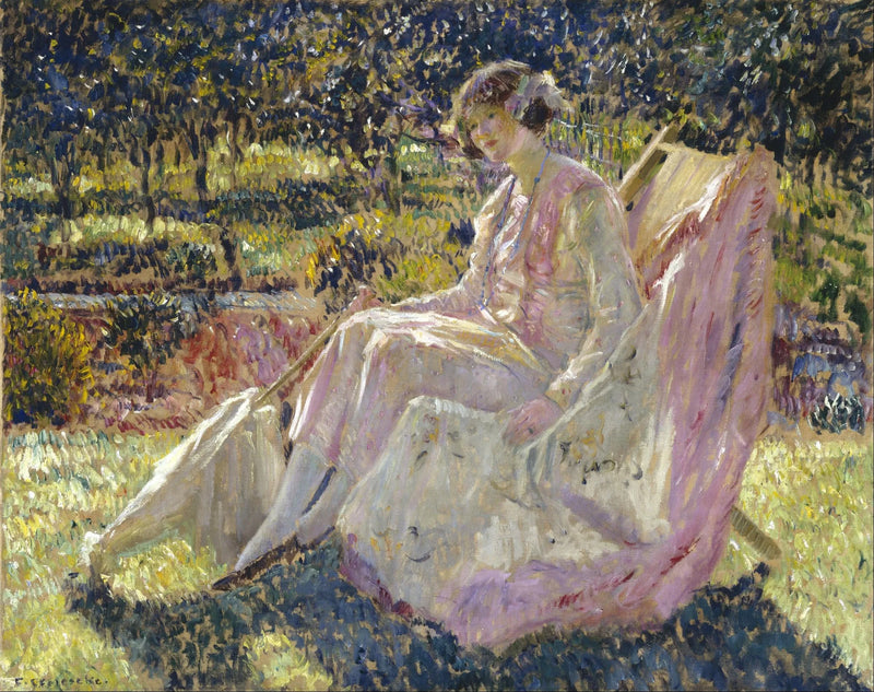 Solbadekar - Frederick Carl Frieseke