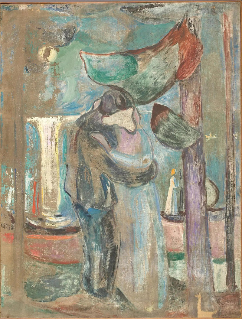 Kys på stranden - Edvard Munch