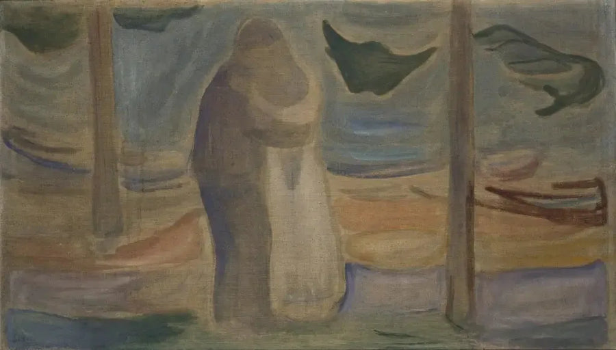 Kys på stranden (Frise Reinhardt) - Edvard Munch