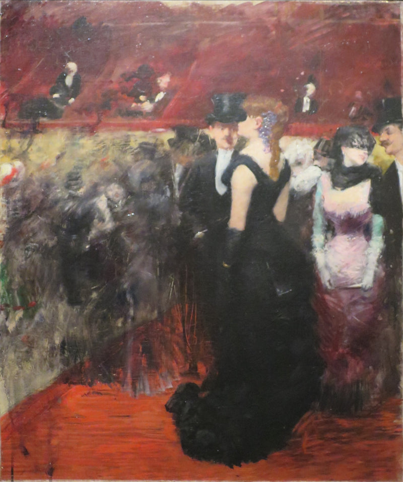 Bal på Operaen i Paris - Jean-Louis Forain