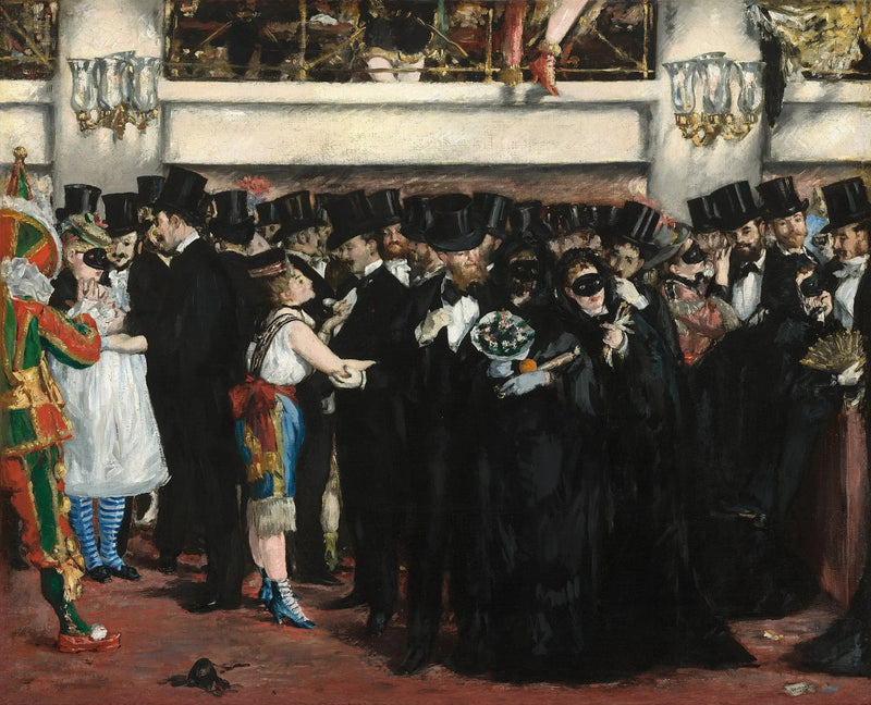 Maskebal i operaen - Édouard Manet