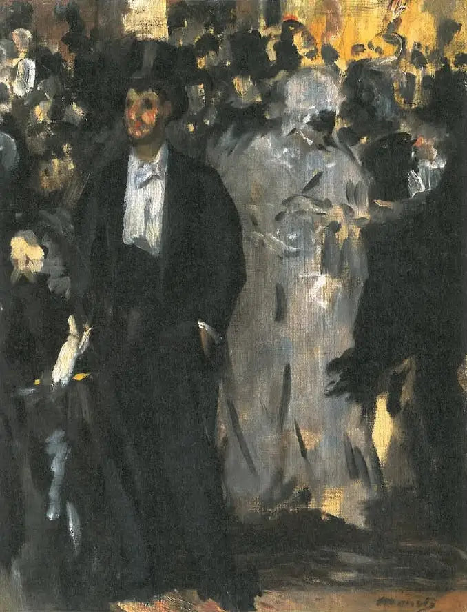 Maskebal i operaen - Édouard Manet
