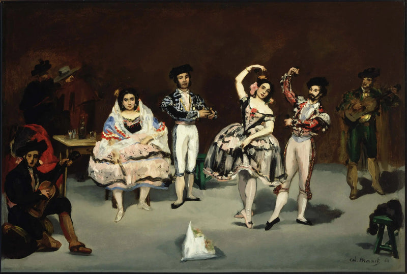 Spansk ballet - Édouard Manet
