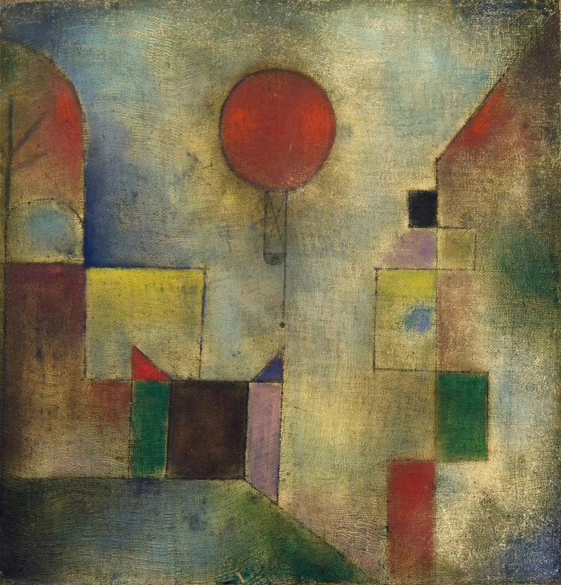 Rød ballon - Paul Klee