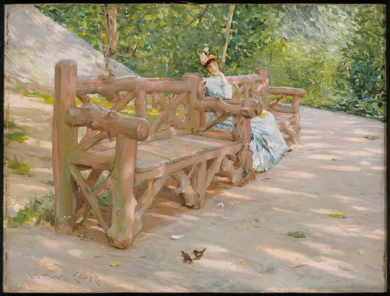 Legepladsbænk - William Merritt Chase