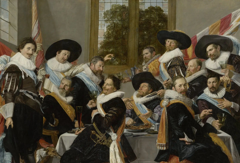 Officers' Banquet of the Saint-Adrien Archers Corps - Frans Hals
