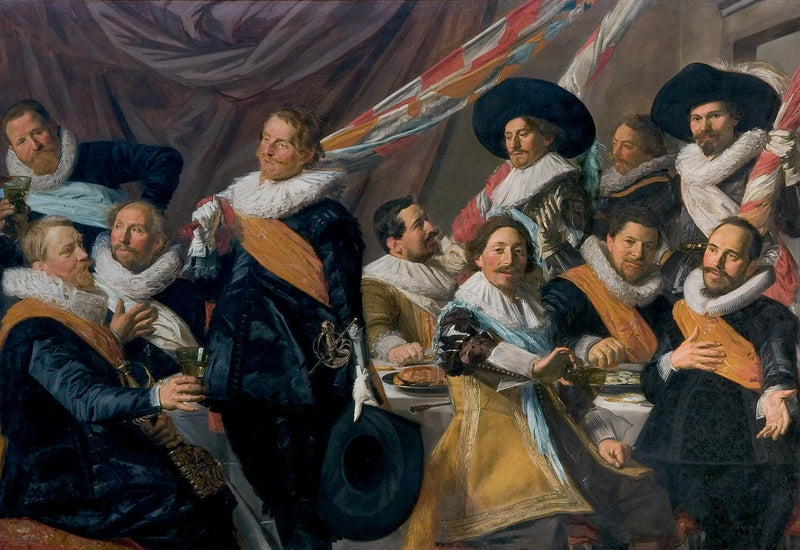 Officersballet for St. Georgs bueskyttekorps, Haarlem 1627 - Frans Hals