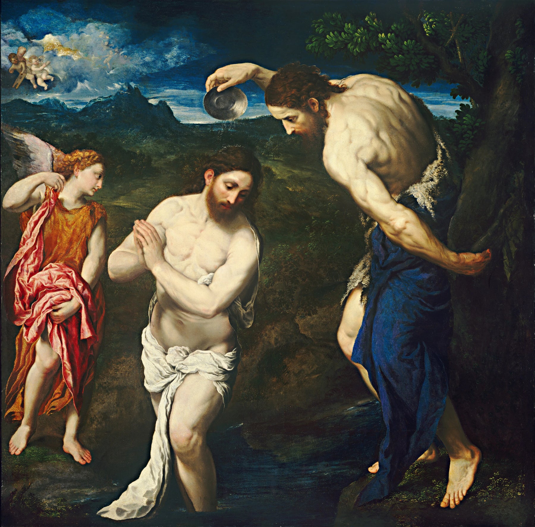 Le baptême du Christ - Paris Bordone