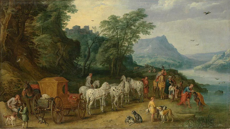 Baptême de l'eunuque éthiopien - Jan Brueghel l'Ancien