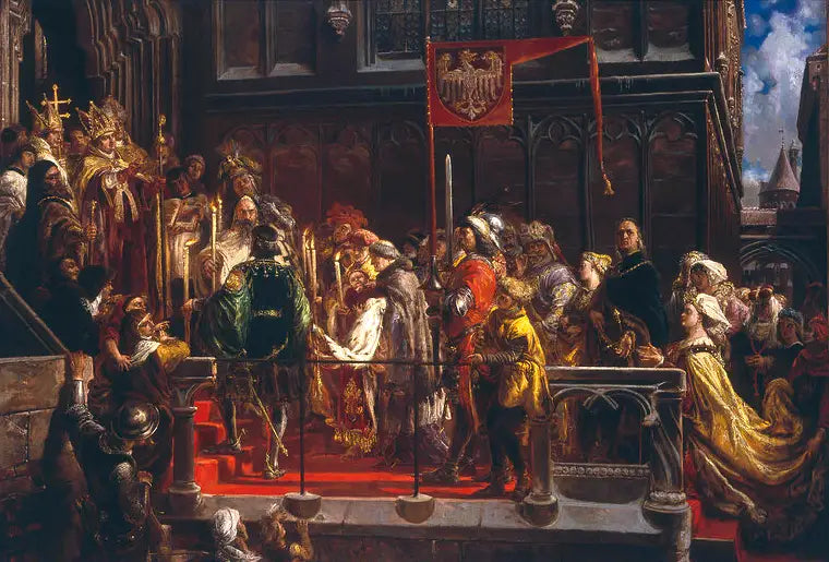 Dåb af Ladislas af Varna 18.II.1425. - Jan Matejko