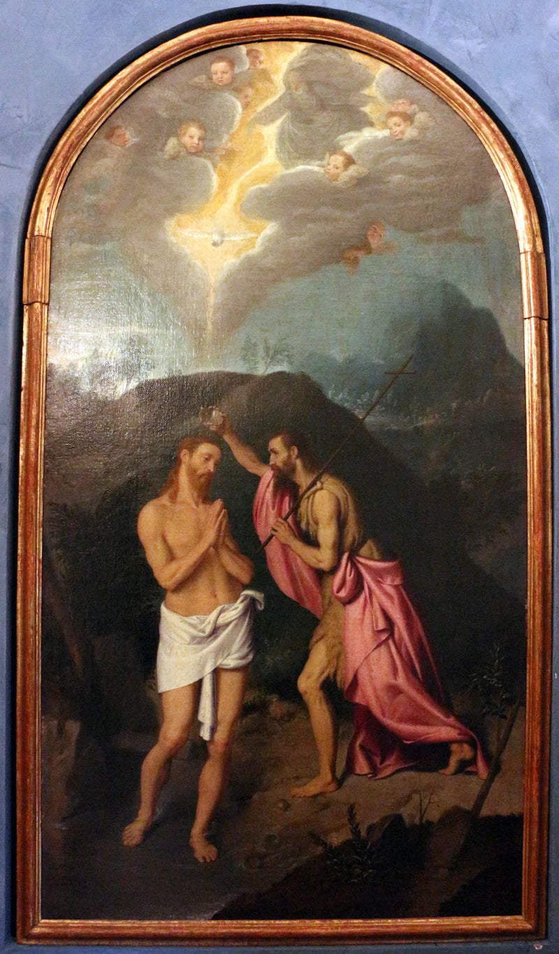 Dåben af Kristus - Giovanni Battista Moroni