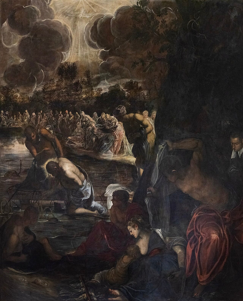 Dåben af Kristus - Jacopo Tintoretto