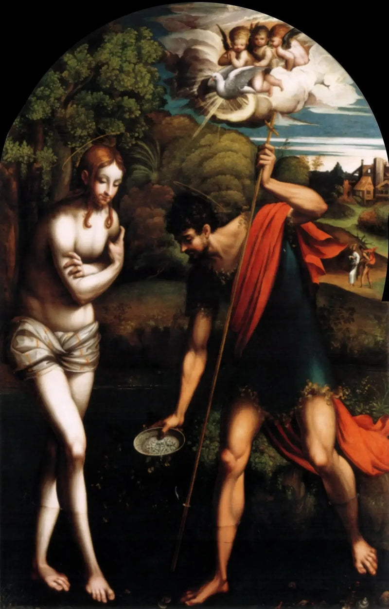 Dåben af Kristus - Parmigianino