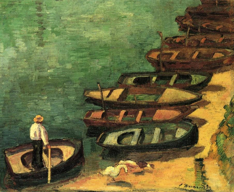Pont-Aven Både - Émile Bernard
