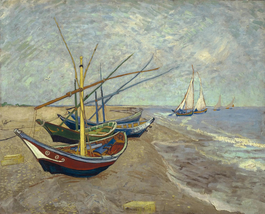 Både ved Saintes-Maries - Vincent van Gogh